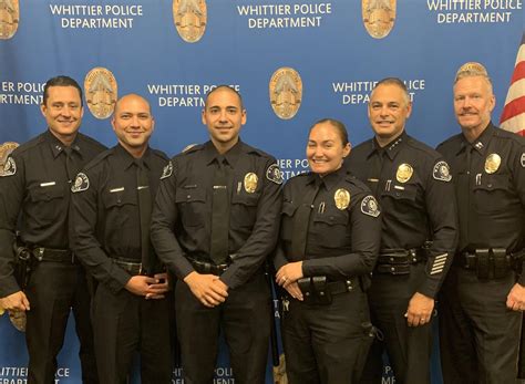 Whittier pd - The Whittier Police Department is committed to provide community safety through quality service, committed employees and partnerships. Value Statement The Whittier Police Department recognizes that our contribution to the quality of life and safe environment in our community is through the provision of professional law enforcement services. 